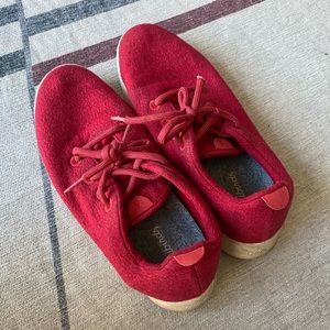 Allbirds classic wool runners W9 Tuke Jam red rare color!!